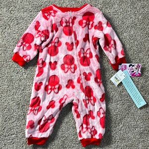Mini Mouse baby onesie